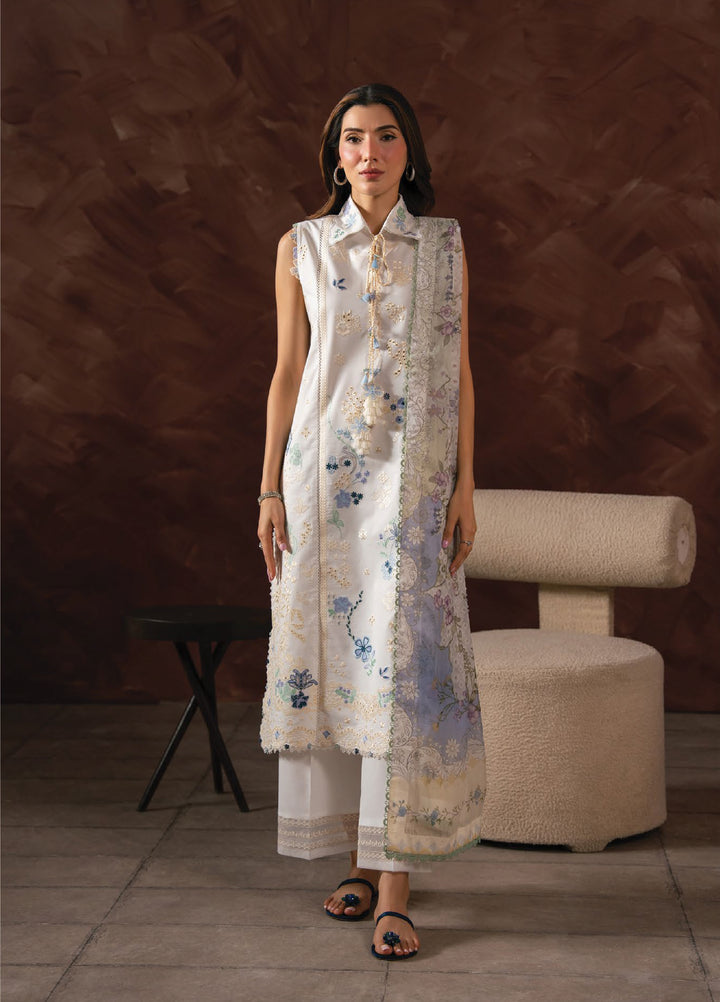 Seran Unstitched Embroidered Lawn 3 Piece Suit SN26ULLE Lyra D-05 - Eid Collection