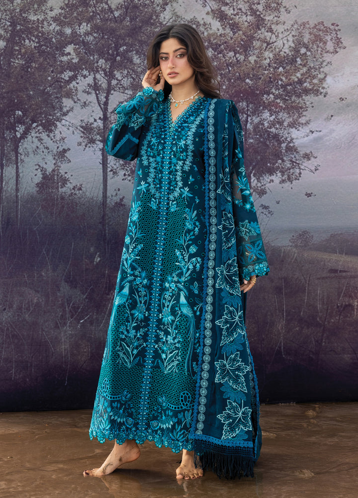 Sirene by Mahnur Unstitched Embroidered Lawn 3 Piece Suit MN26USL S-04 - Summer Collection