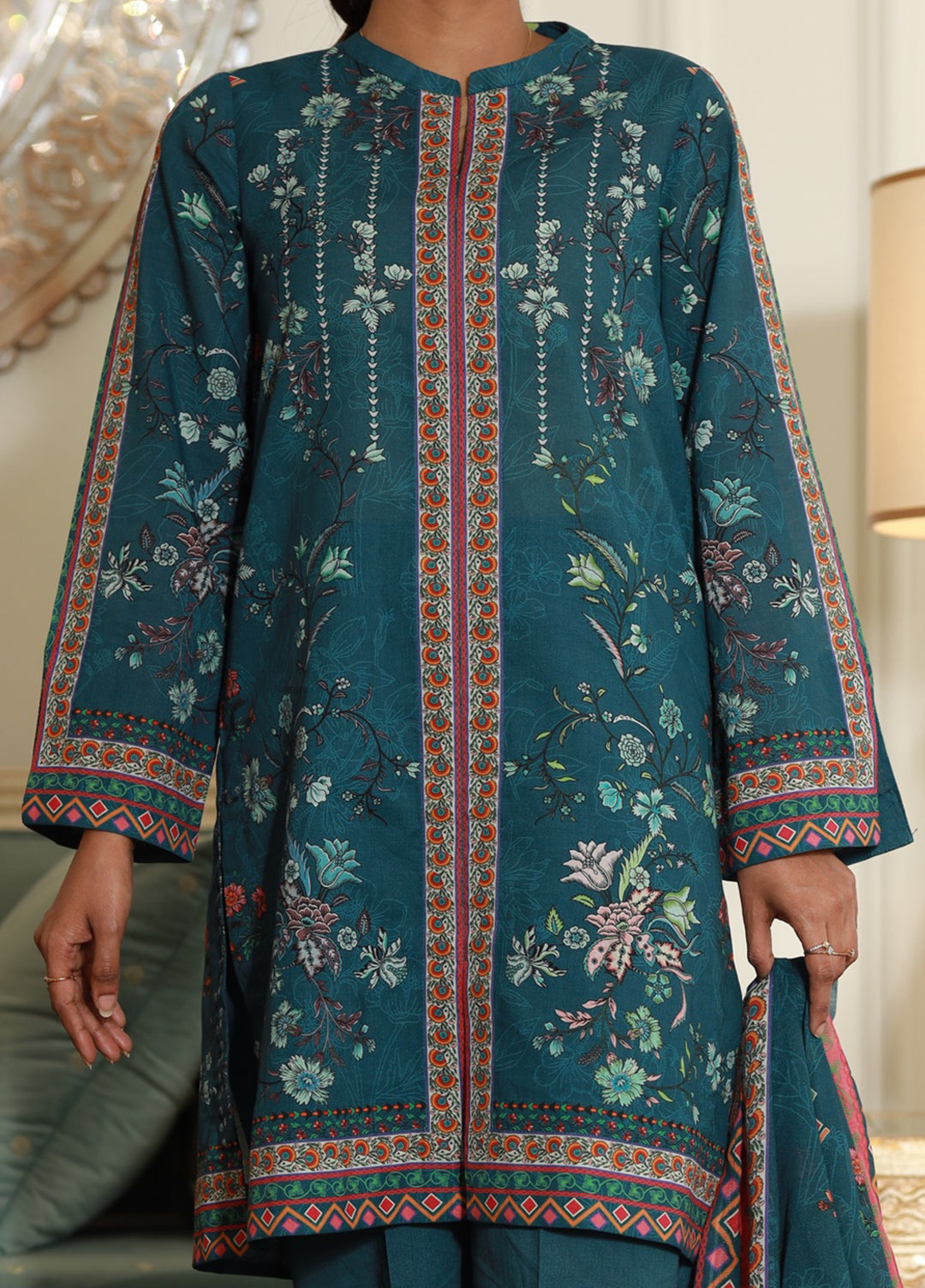 The Garden Muse by Chameli Unstitched Printed Lawn 3 Piece Suit CHM26UGM WRTS-0010 - Summer Collection