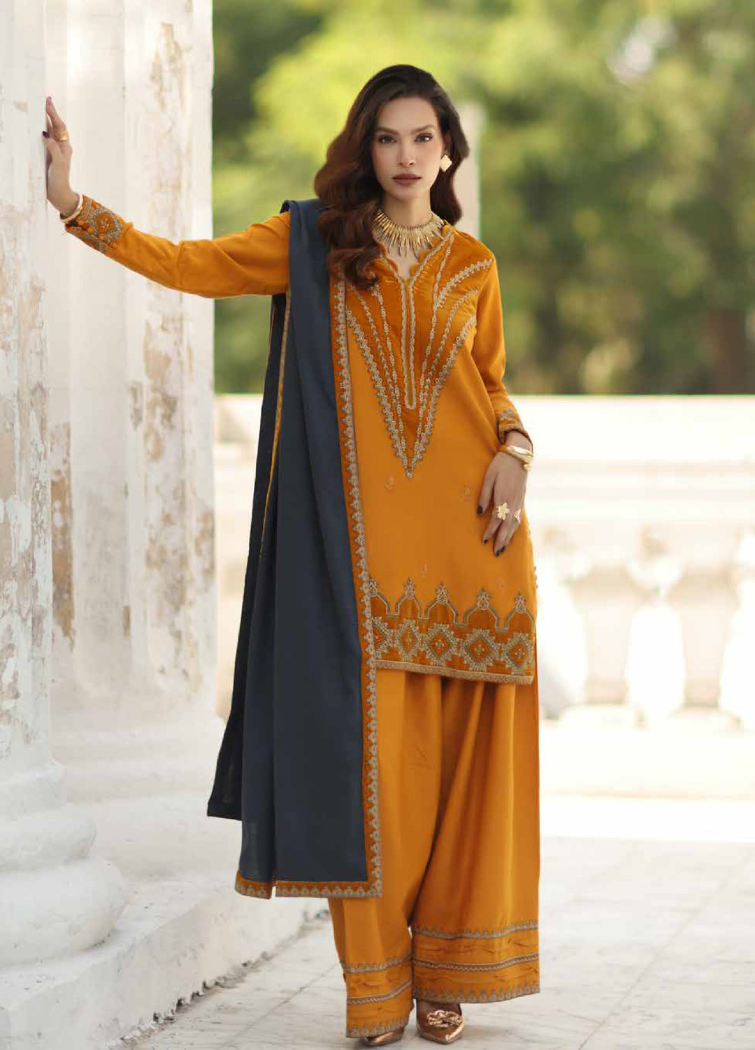 charizma unstitched dress sale with price winter Charizma Poshmine Vol-1 Unstitched Winter Collection 2025