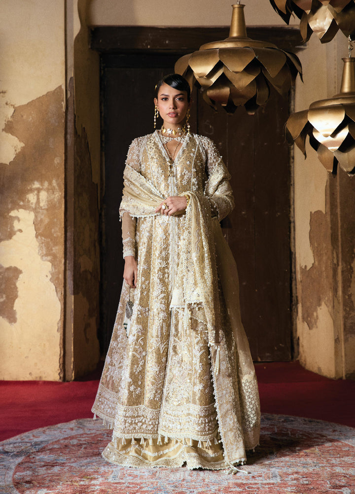 Freeshia by Suffuse Unstitched Tissue Silk Embroidered Suits 3 Piece SSY26UF GULRAIZ - Wedding Collection