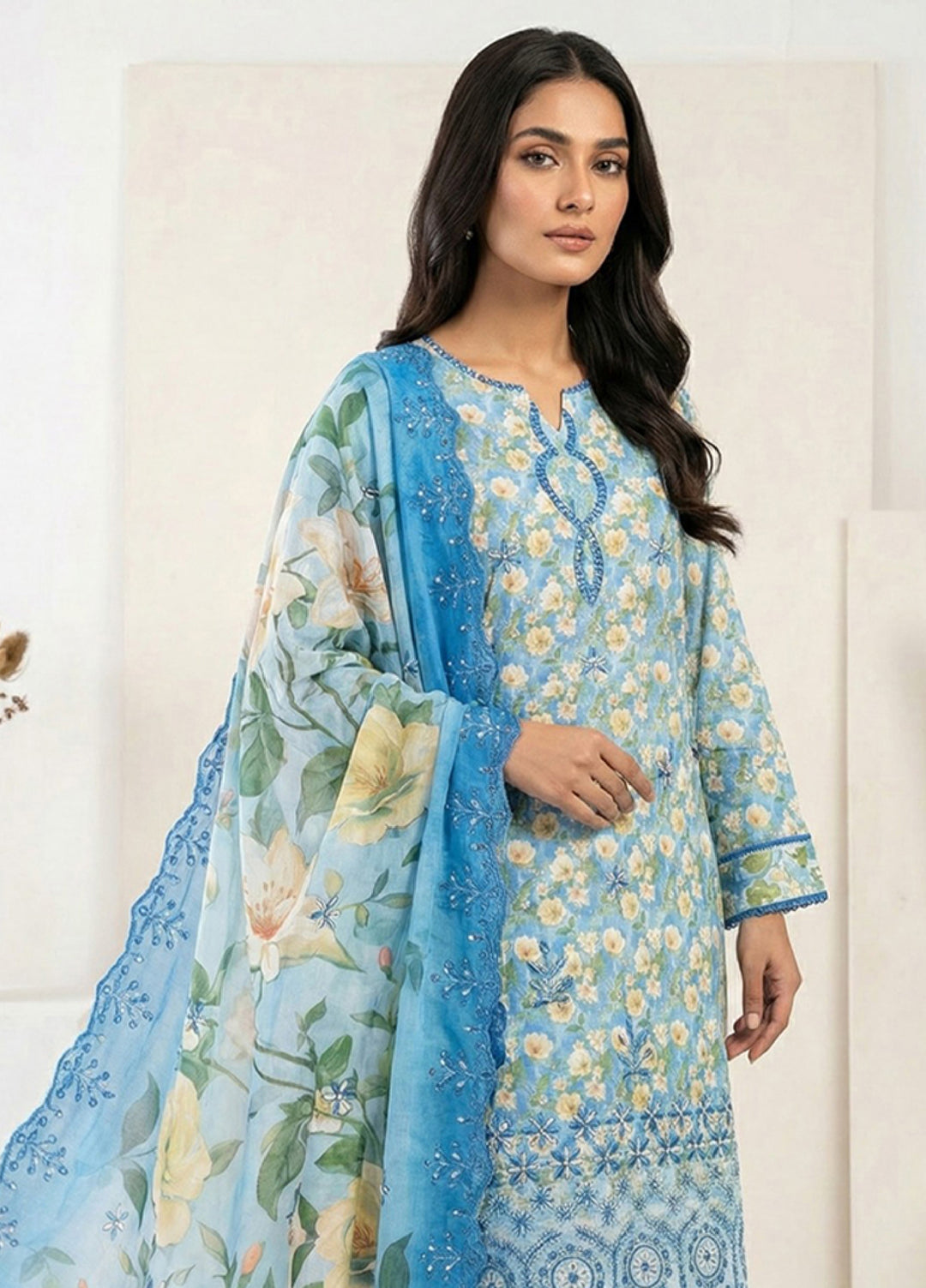 Anmol by Ishq e Rang RTW Embroidered Lawn 3 Piece Suit IR26RA Zara AA-5 - Casual Collection
