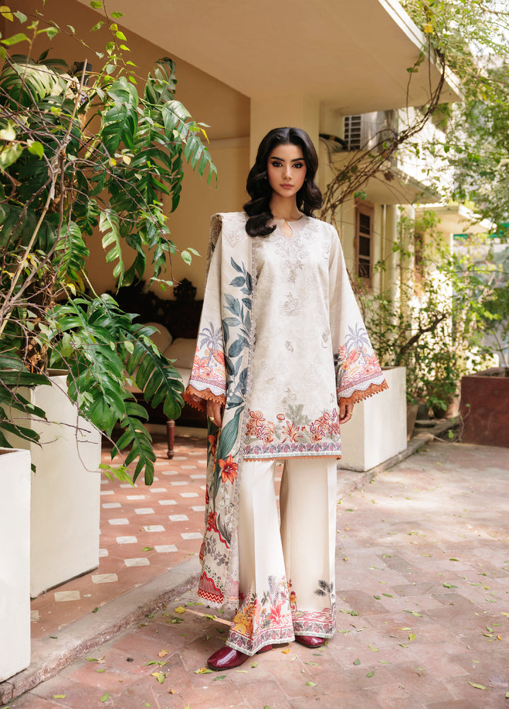 Zync by Florent Whispers Unstitched Embroidered Modal 3 Piece FL25WW FL-2A - Winter Collection