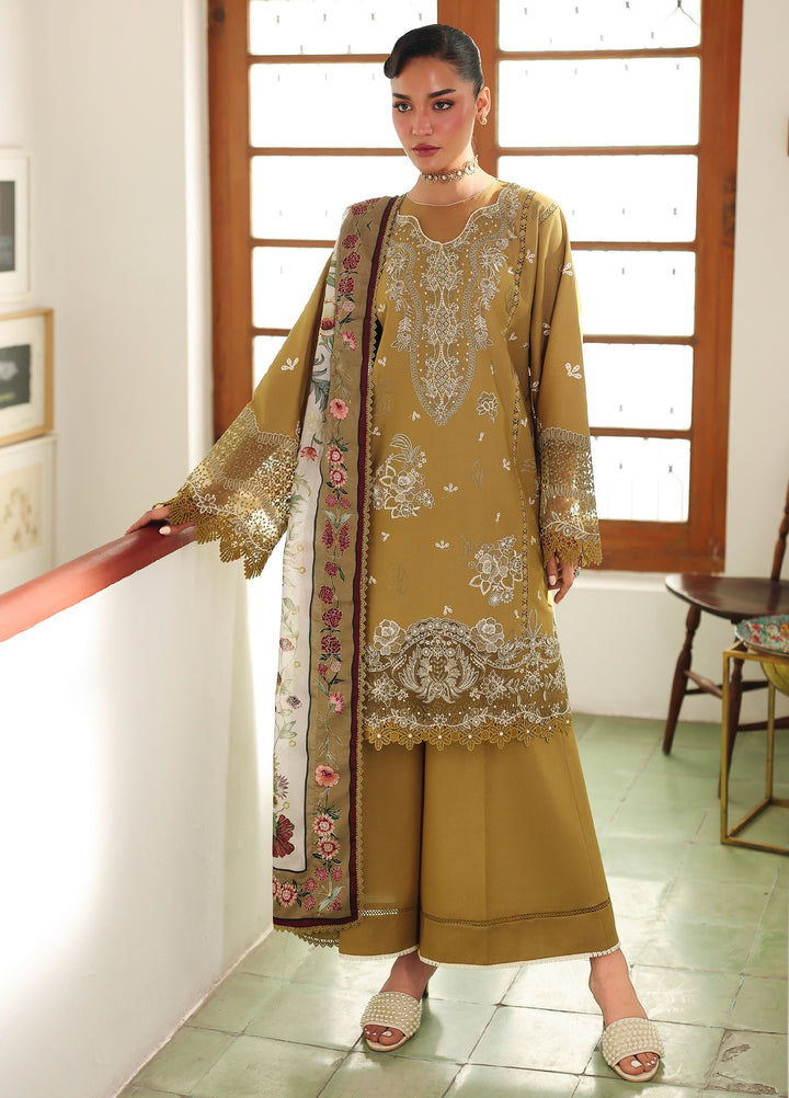 Lumina by Bin Ilyas Unstitched Embroidered Lawn 3 Piece Suit BI26UL L7 6B - Summer Collection