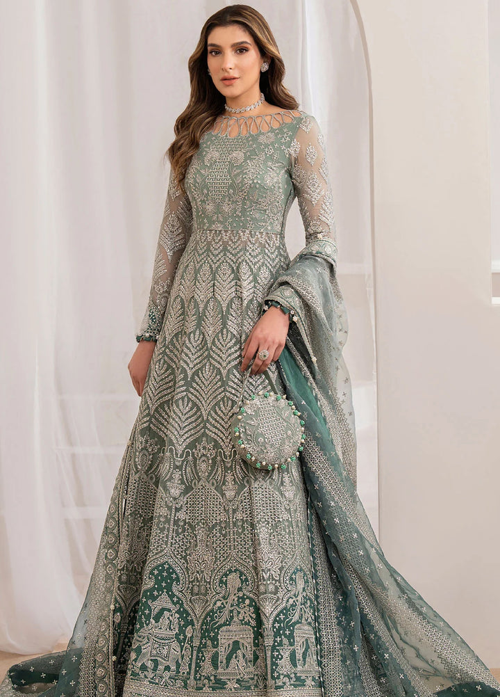 Jazmin Unstitched Chiffon Embroidered Suits 3 Piece JZ25CF JZ-WF24-04 - Festive Collection
