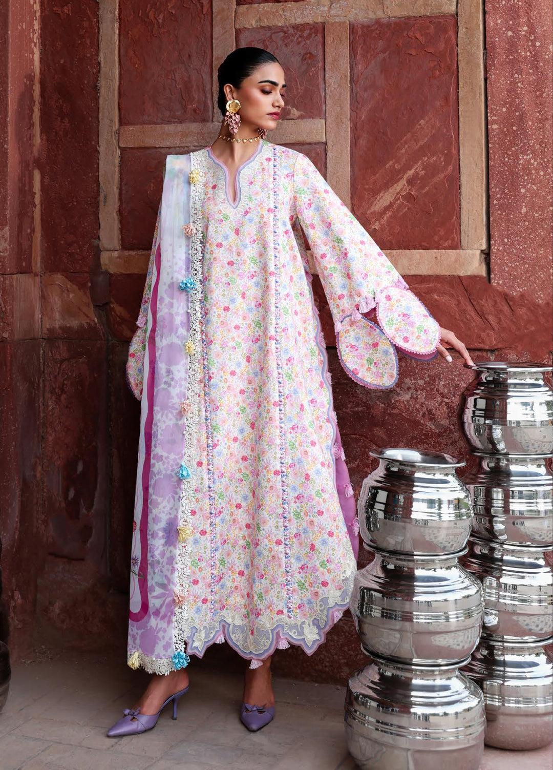 Neoma Prints by Republic Unstitched Printed Lawn 3 Piece Suit RW26UNL SP-5 MEHER - Summer Collection