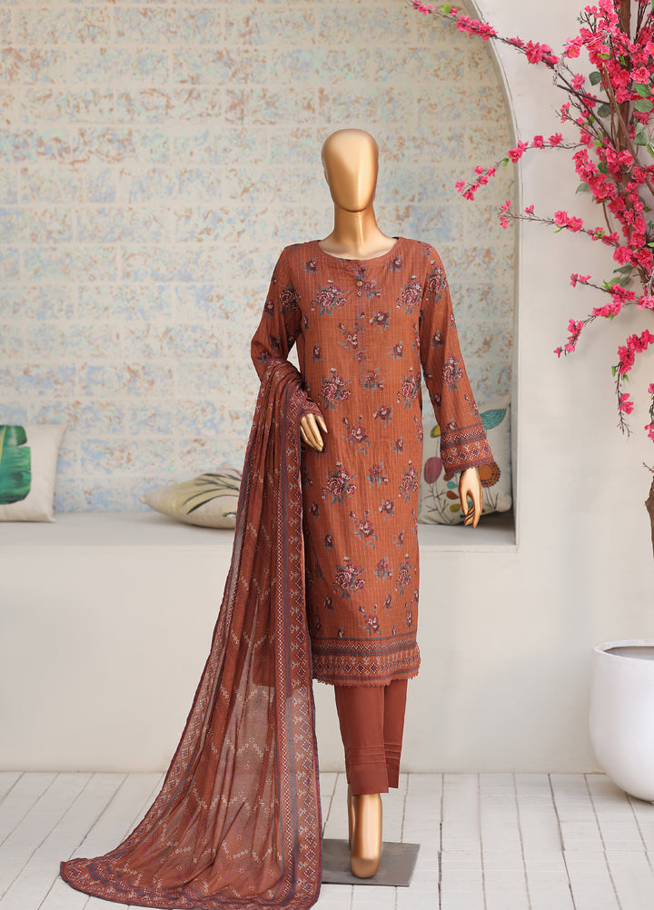 Nayab by HZ Textiles Unstitched Printed Cotton Lawn 3 Piece Suit HZ28UN NPC-08 - Casual Collection
