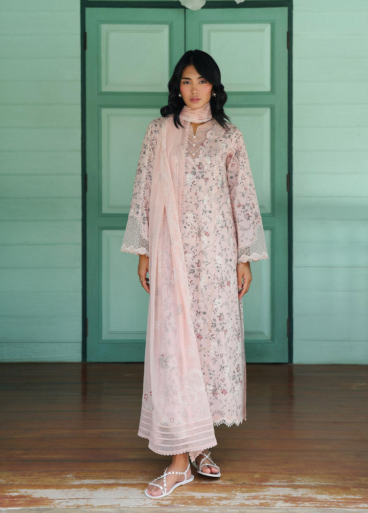 Q Prints by Qalamkar Unstitched Lawn Printed 3 Piece Suit QLK26QP Kena - Summer Collection