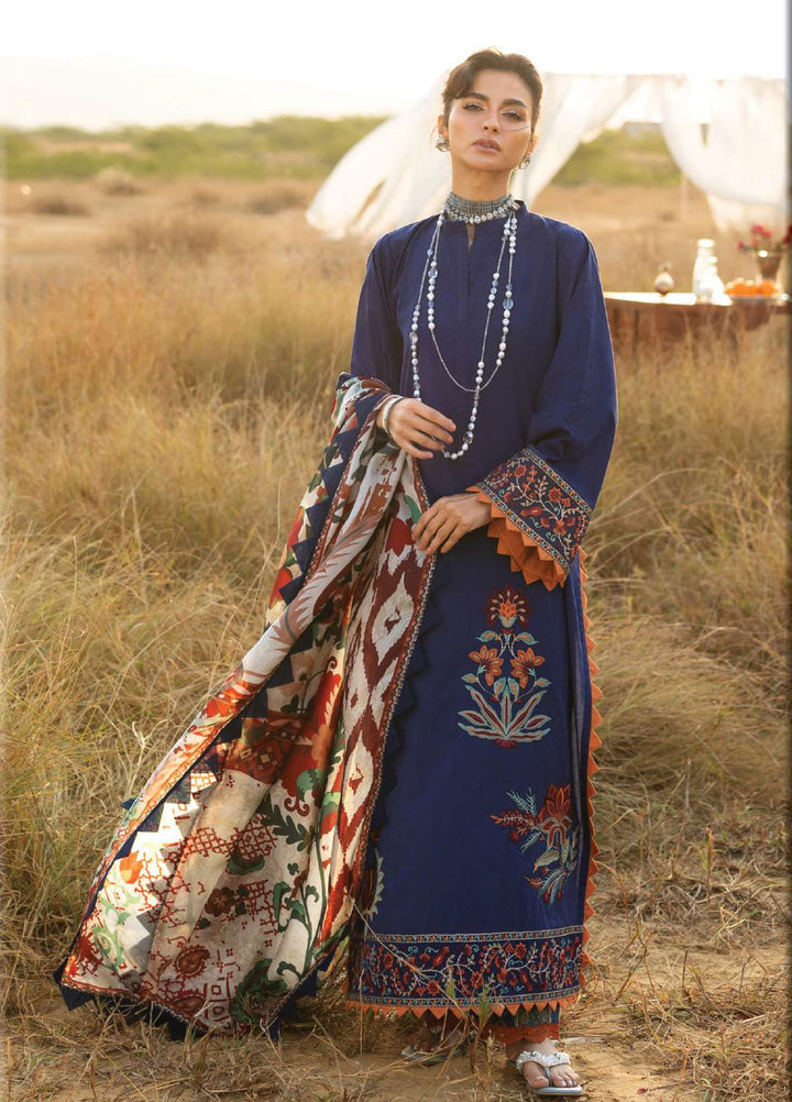 Zainab Chottani Unstitched Embroidered Luxury Lawn 3 Piece Suit ZC26ULZ D-6 ELARA - Summer Collection