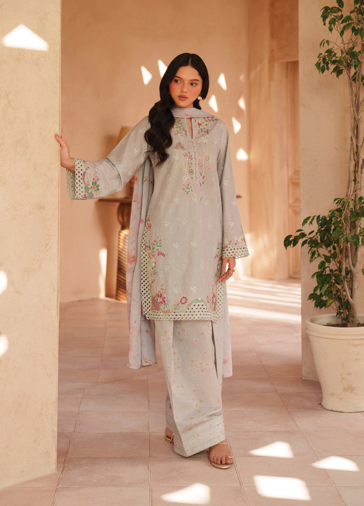 Iznik Unstitched Embroidered Lawn 3 Piece Suit IZ26ULE EL-12 - Eid Collection