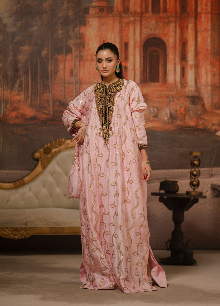 Lia by Miras Women Pret 3 Piece Embroidered Sheesha Rawsilk TURA - Festive Collection