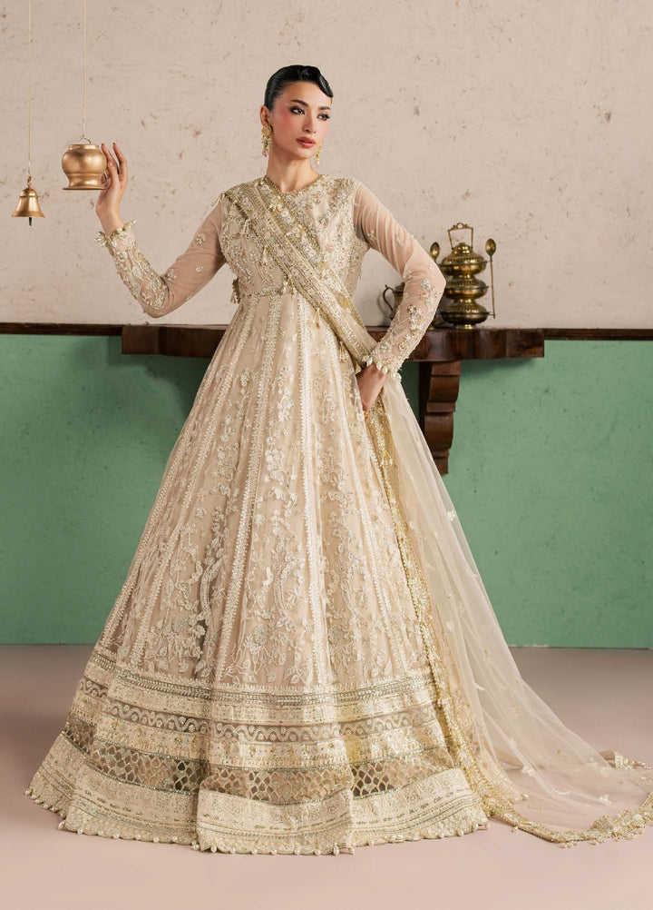 Sorelle by Aylin Unstitched Hand work Net 3 Piece Suit AY26US Aurelle - Festive Collection