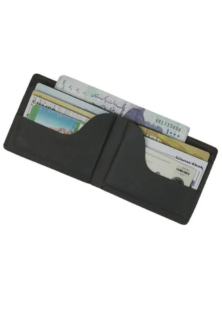 Vintage by Jild Mens Genuine Vintage Leather Wallet-CHARCOAL S2 - Wallets Collection