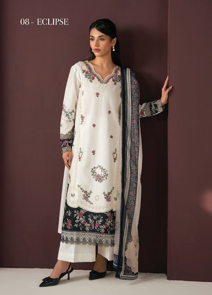 Namah by Xenia Formals Unstitched Embroidered Lawn 3 Piece Suit XF26UNL 08 - ECLIPSE - Festive Collection