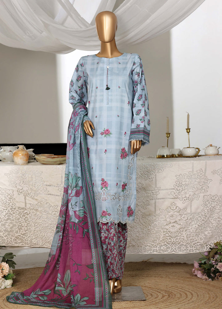 Guldozi by HZ Textiles RTW Embroidered Lawn 3 Piece Suit CPE-3P-030 - Summer Collection