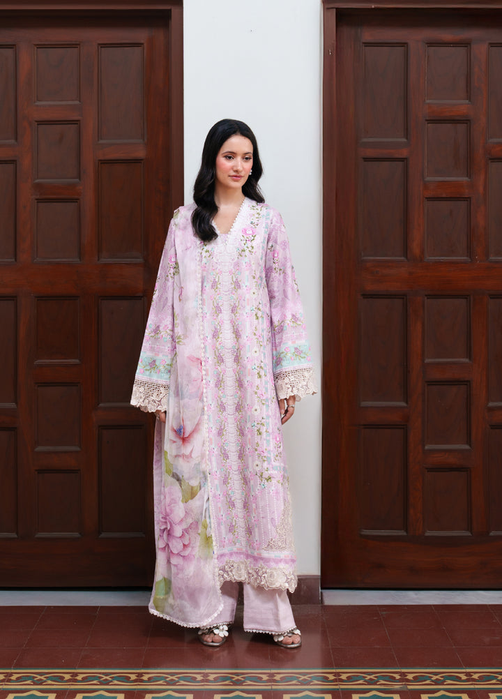 Summer Lines by Neeshay Unstitched Printed Lawn 3 Piece Suit NSH26ULS LILEA - Eid Collection