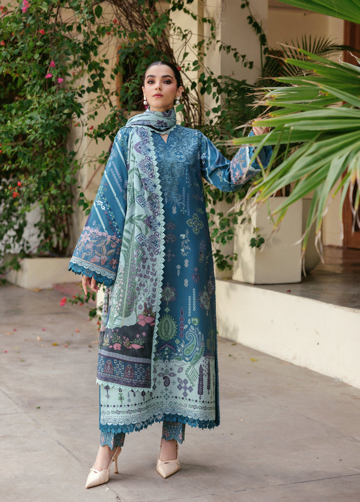 Zync by Florent Whispers Unstitched Embroidered Modal 3 Piece FL25WW FL-5B - Winter Collection