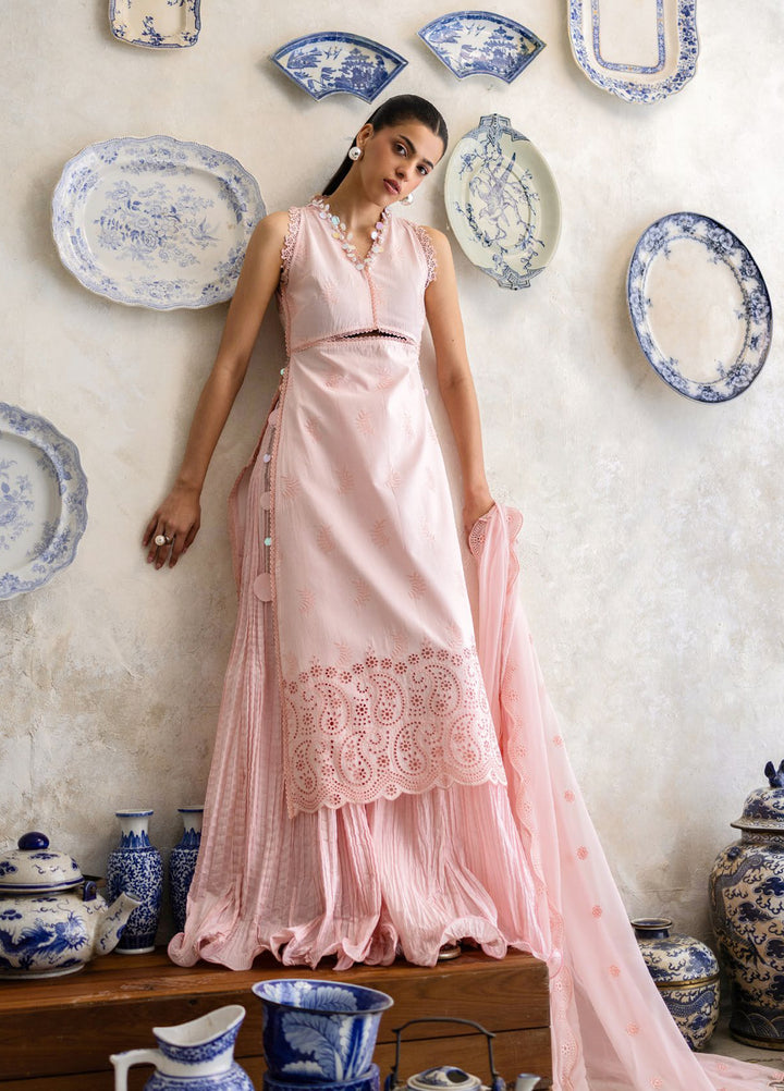 Freesia by Gul Ahmed Unstitched Embroidered Lawn 3 Piece Suit GA26UFL PM-62061 - Summer Collection