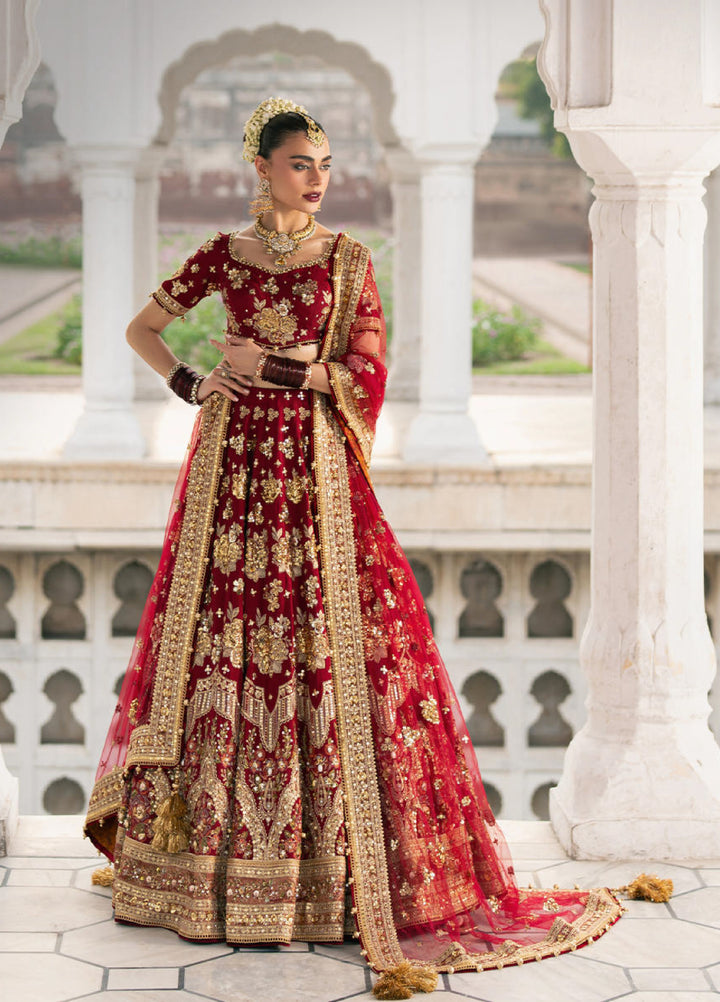 Zarlish Makhfi by Mohsin Naveed Ranjha Unstitched Embroidered Organza Suits 3 Piece MNR25ZM Bia Jaan - Festive Collection