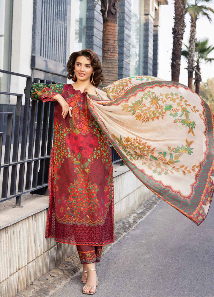 Aniiq by Charizma Unstitched Embroidered Lawn 3 Piece Suit CHR26UAL AN6-06 - Summer Collection