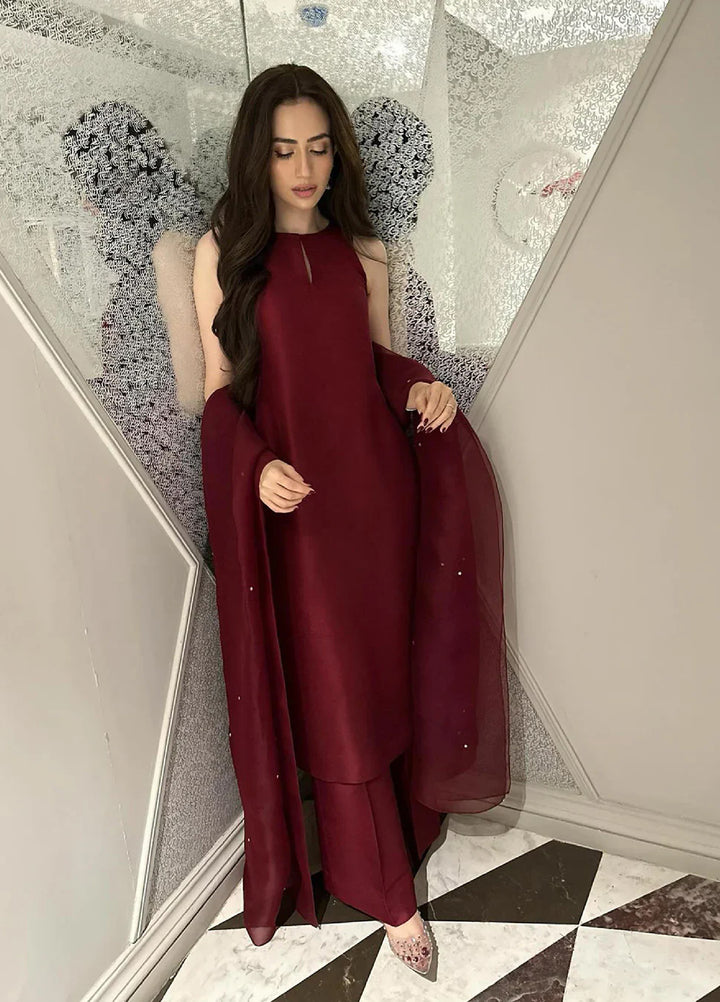 Rangeen Eid Festive Luxe Pret Sheesha Silk 3 Piece Aylin  - Festive Collection