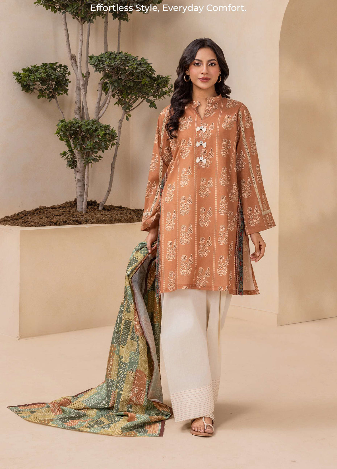 Zellbury Unstitched Printed Lawn 2 Piece Suit ZB26UVIII WUS26X20597 - Casual Collection