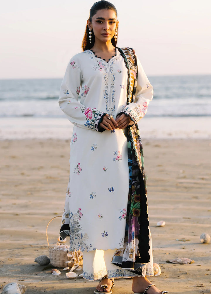 Afsanah by Seran Unstitched Embroidered Lawn 3 Piece Suit SN26UAVII D3-ZENIA - Summer Collection