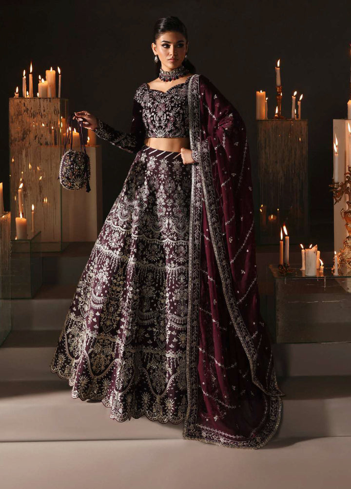 Marais by Gulaal Unstitched Velvet Embroidered 3 Piece Suits GL25VF GL-25-V10 Calira - Festive Collection