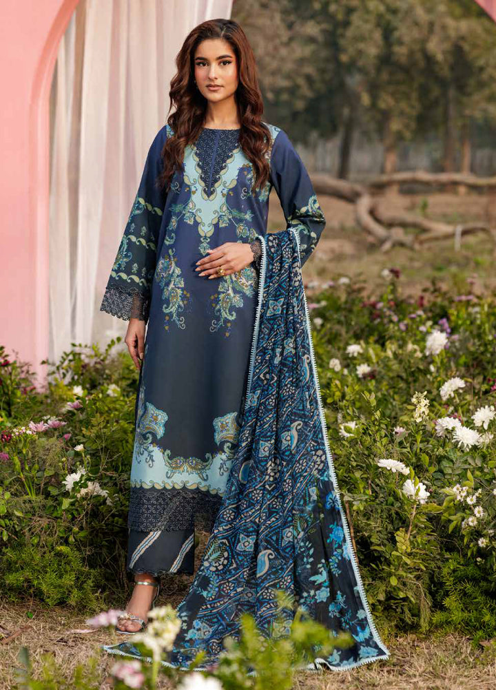 Rang e Bahar by Charizma Unstitched Embroidered Lawn 3 Piece Suit CHR26URB CRB6-03 - Summer Collection