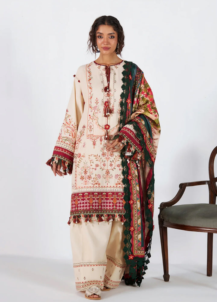 Saira Rizwan Unstitched Karandi Embroidered Suits 3 Piece SR25UW D-05 Irem - Winter Collection