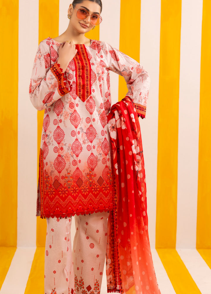 Coco Popup by Al Zohaib Unstitched Printed Lawn 3 Piece Suit AZ26UCP D-9 - Summer Collection
