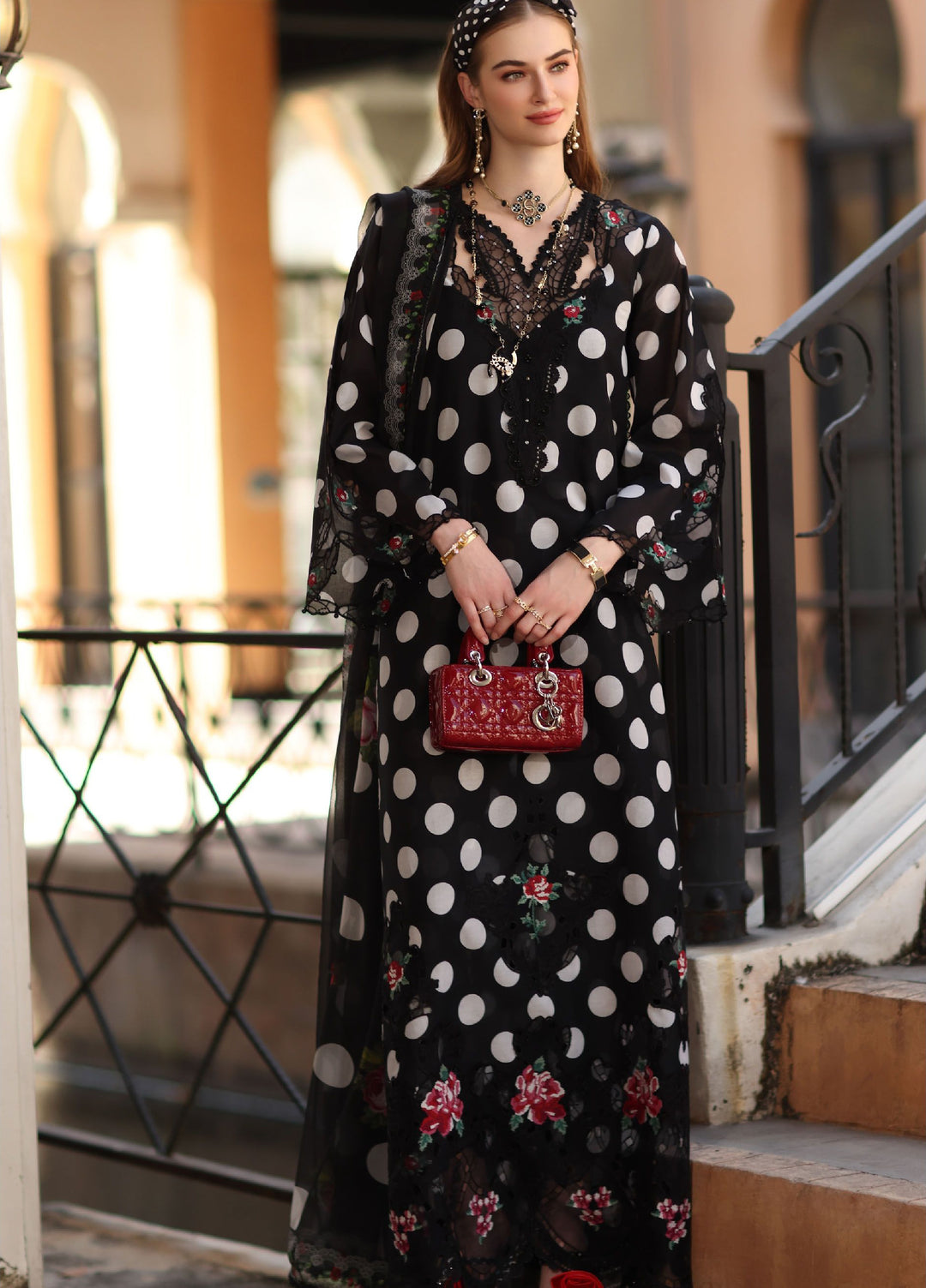 Noor by Saadia Asad Unstitched Embroidered Lawn 3 Piece Suit SA26UNE D-04A - Eid Collection