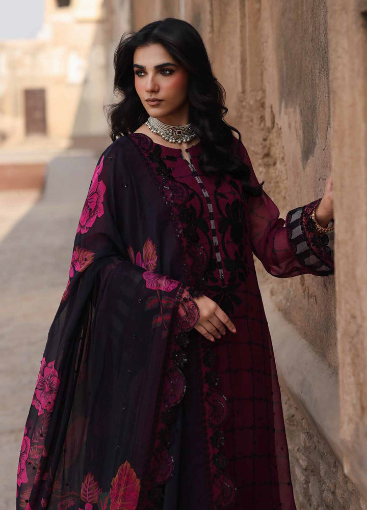 Vasal by Charizma Unstitched Luxury Chiffon Embroidered Suits 3 Piece CRZ25LC VSL25-39 - Festive Collection