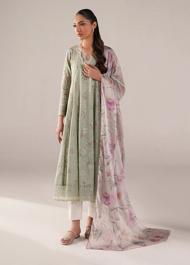 Iznik Unstitched Embroidered Lawn 3 Piece Suit IZ26US SS-03 - Summer Collection