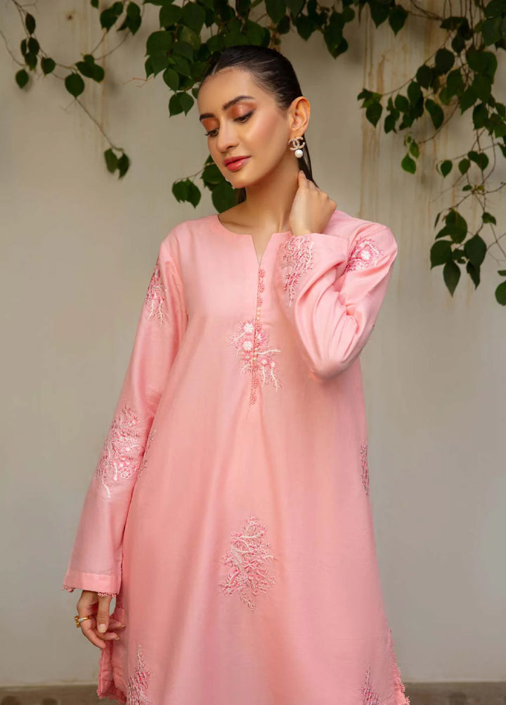 Rang e Bahar by Tng Women Pret Embroidered 2 Piece Blush - Winter Collection