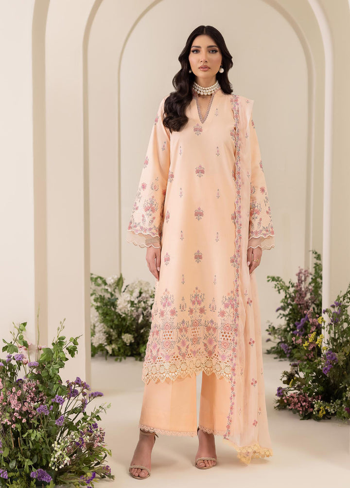 RajBari Exclusive Unstitched Embroidered Lawn 3 Piece Suit RB26UE D-4 - Summer Collection