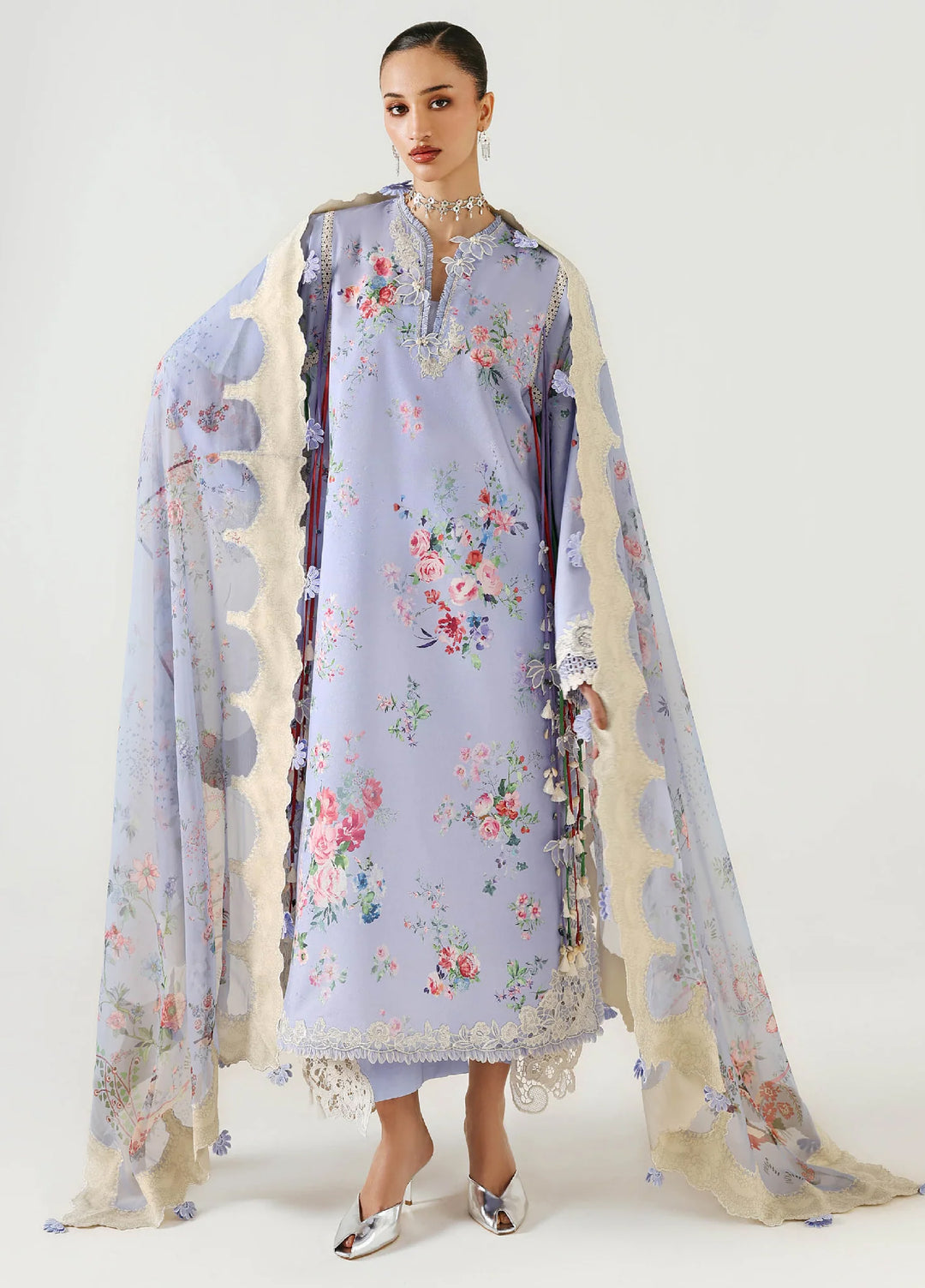 Neoma Prints by Republic Unstitched Embroidered Lawn 3 Piece Suit RW26UNP RSP-12 - Summer Collection