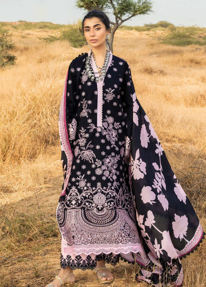 Zainab Chottani Unstitched Embroidered Luxury Lawn 3 Piece Suit ZC26ULZ D-9 LYARA - Summer Collection