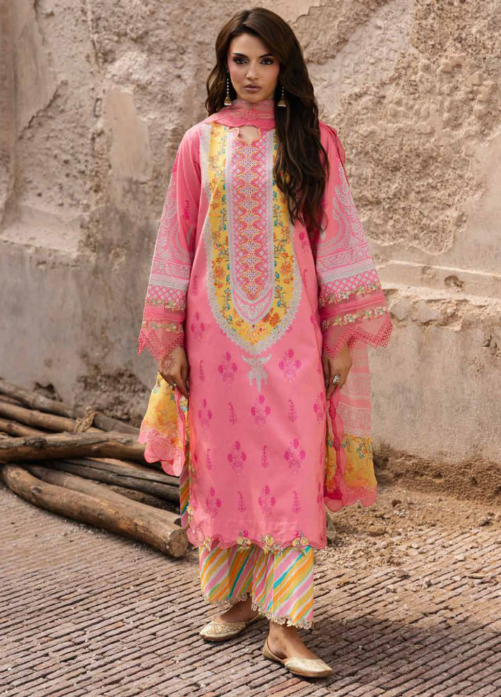 Chunri by Charizma Unstitched Embroidered Lawn 3 Piece Suit CHR26UCL CHN6-08 - Summer Collection