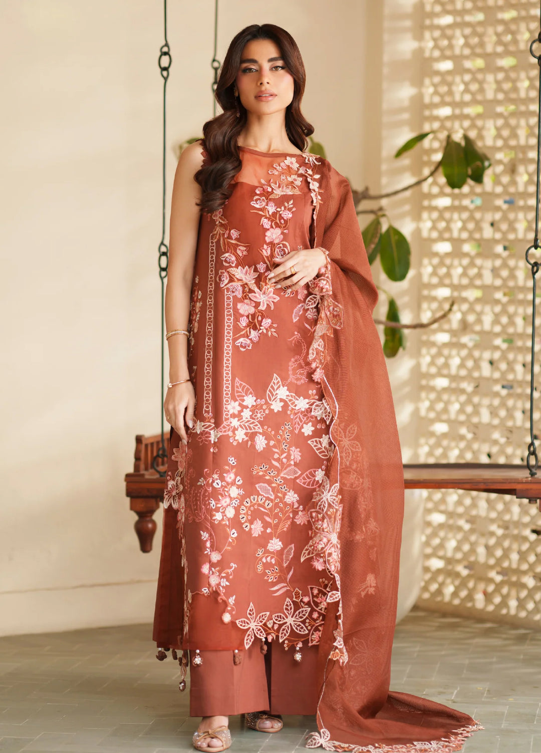 Versa by Asifa and Nabeel Unstitched Embroidered Lawn 3 Piece Suit AN26UVL VUL26-04 Legacy Bloom - Festive Collection