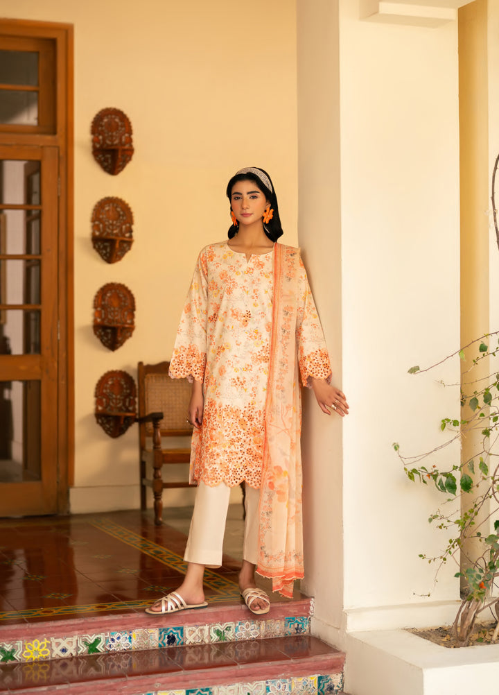 Bagh by Rashid Textiles Unstitched Embroidered Lawn 3 Piece Suit RT26UBL 3723 - Casual Collection