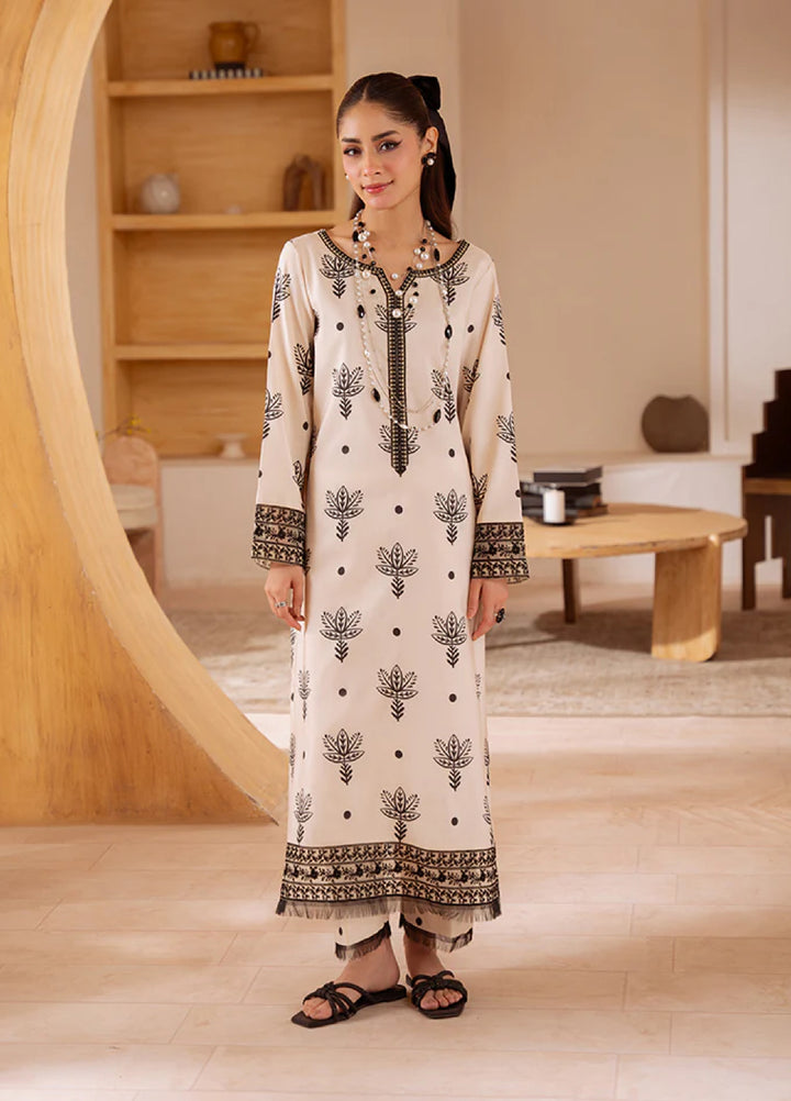 Basics by Gulaal Pret Embroidered Poly Lawn 2 Piece PL-17-S Noir Botanica - Summer Collection