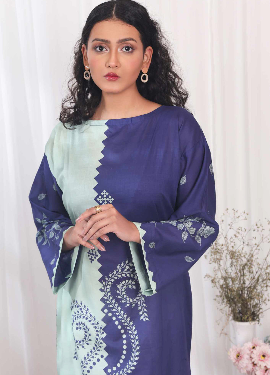Kamyab Kurti by Rashid Textiles Unstitched Printed Lawn 1 Piece Suit RT26ULK 8752 - Casual Collection