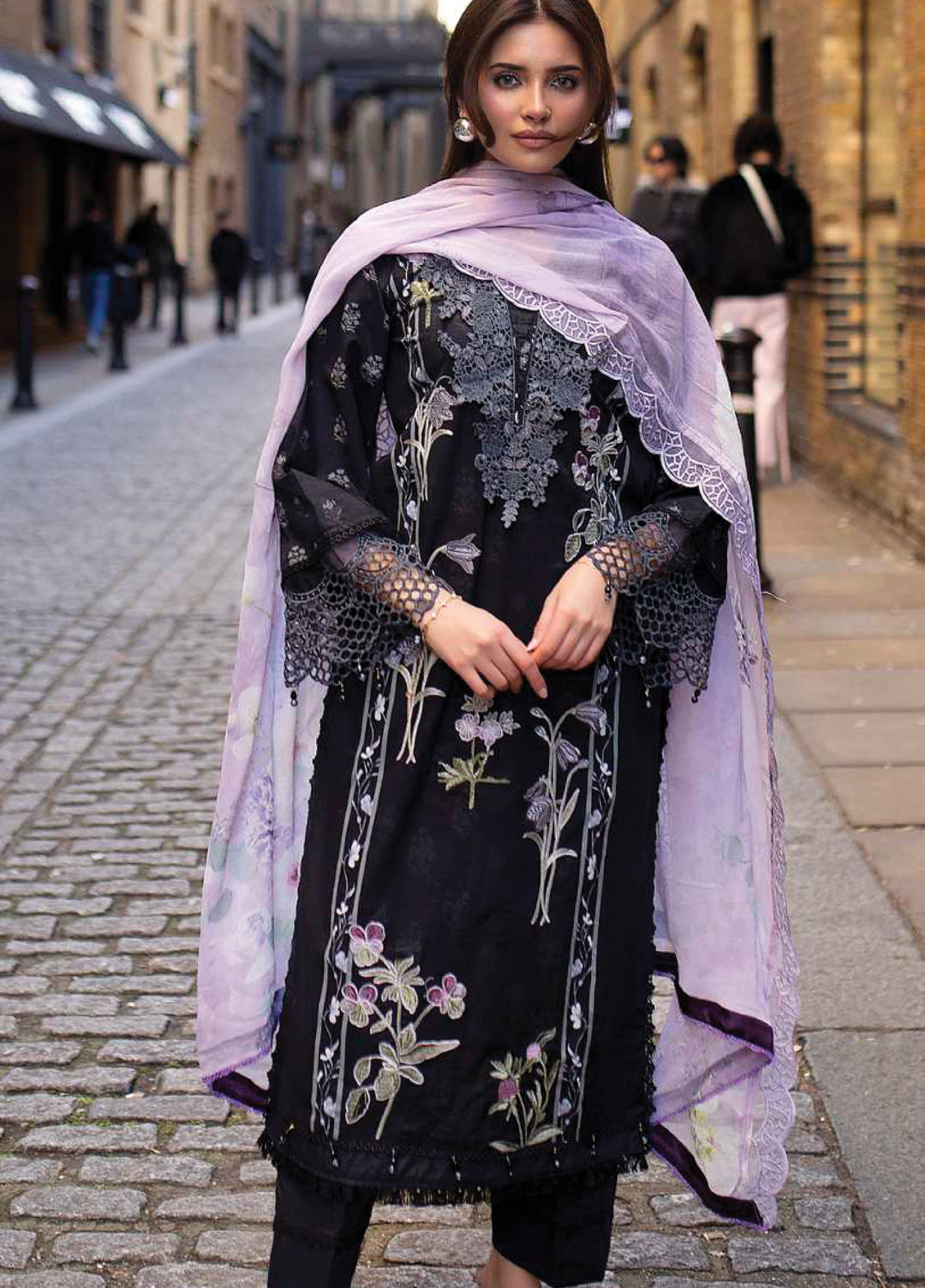 Sunshine Bloom by Al Zohaib Unstitched Embroidered Lawn 3 Piece Suit AZ26USL D3 - Summer Collection