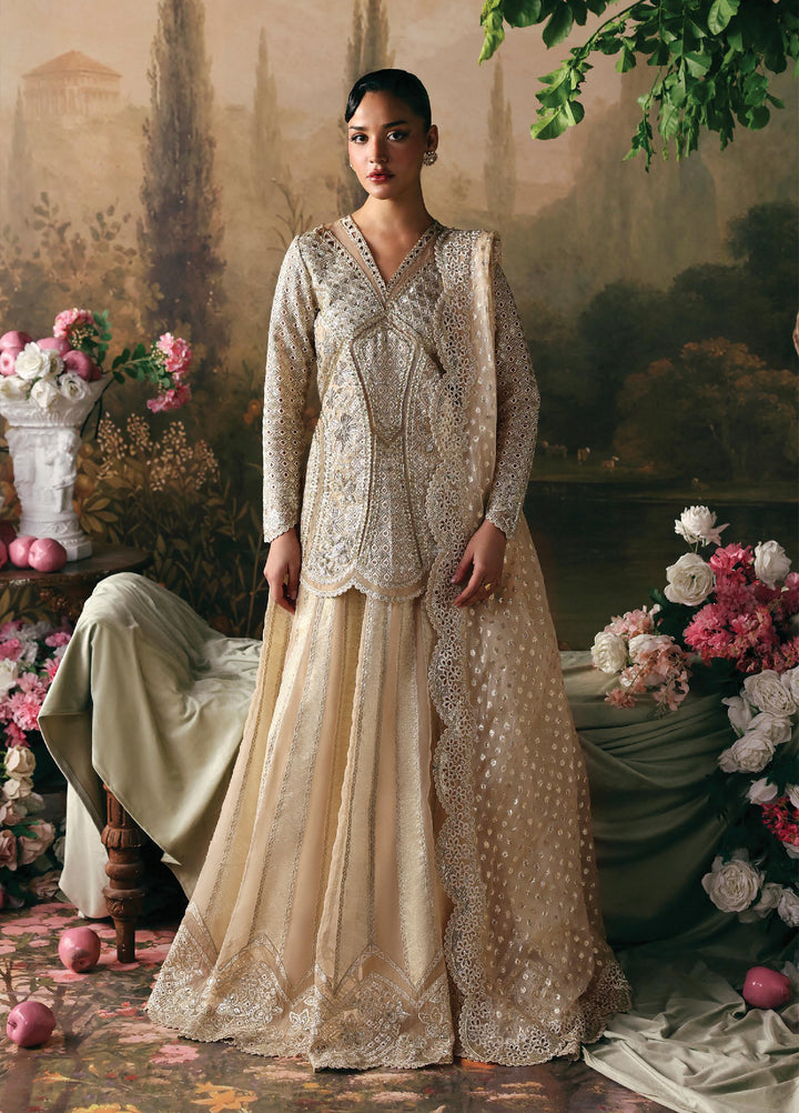 La Fuchsia by Afrozeh Unstitched Hand work Organza 3 Piece Suit AF26ULF Emperor FWU-0076 - Festive Collection