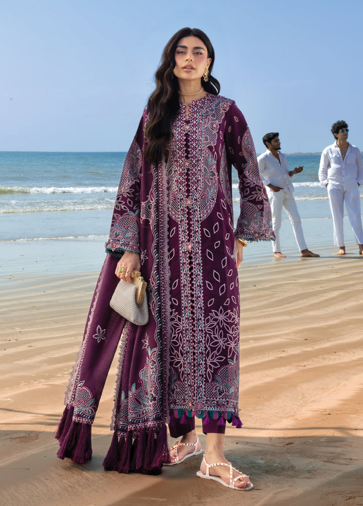 Sirene by Mahnur Unstitched Embroidered Lawn 3 Piece Suit MN26USL S-01 - Summer Collection