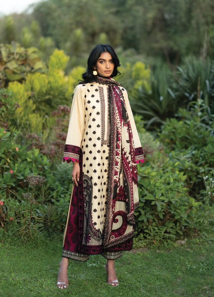 Zainab Chottani Unstitched Embroidered Lawn 3 Piece Suit ZC26ULE Nour 09 - Eid Collection