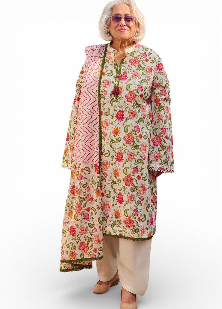 Tribute To Mother by Gul Ahmed Unstitched Printed Lawn 3 Piece Suit GA26UTM CL-62071 A - Summer Collection