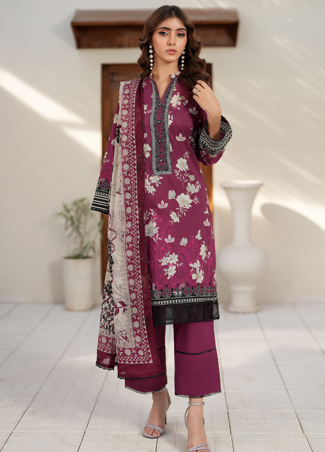 Salina by Regalia Textile Unstitched Printed Lawn 3 Piece Suit RG26DPS D-2 - Summer Collection