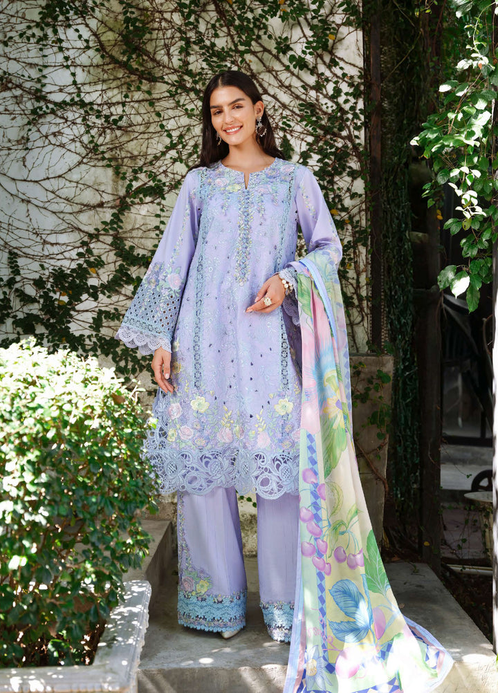 AMoi by Mushq Unstitched Embroidered Luxury Lawn 3 Piece Suit MU26AHL D-13 Sweet Confession - Summer Collection